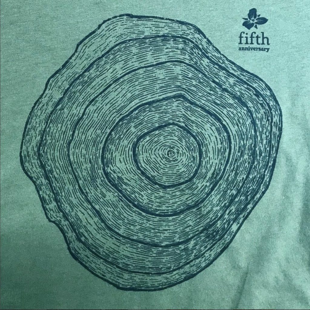 photo of a custom t-shirt design for a brewery